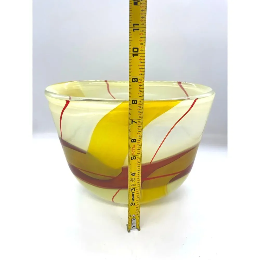 Vilniaus Stiklo Studija Modernist Lithuanian Art Glass Vase 8